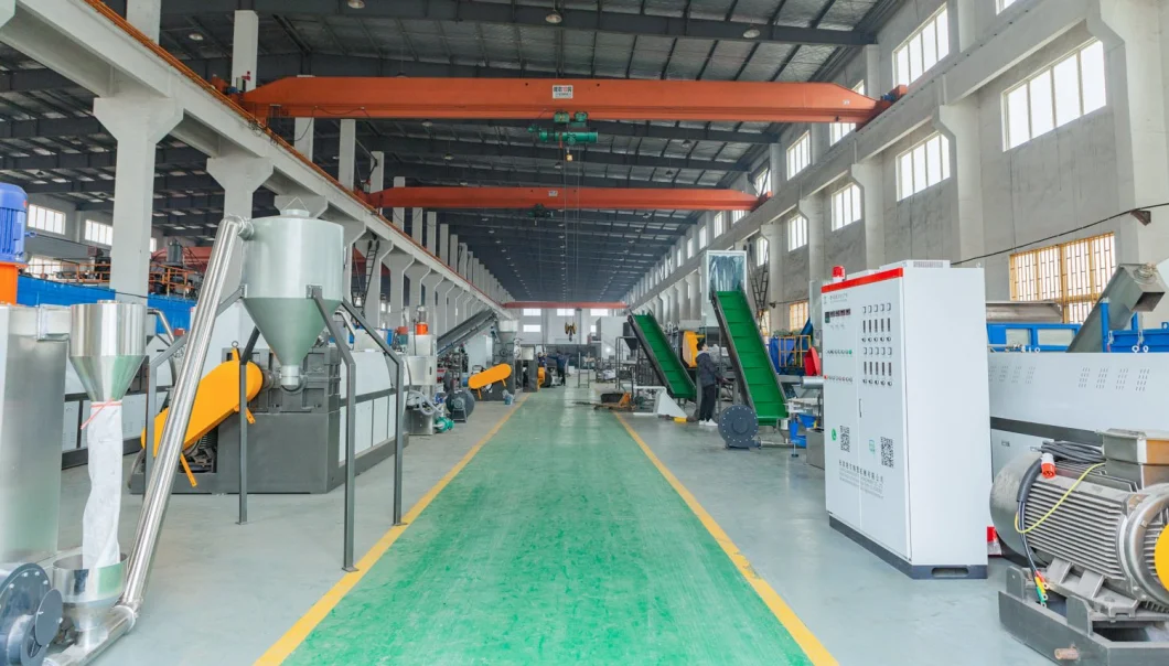 Retech Double-Stage Water-Cooling PP/PE/HDPE/LDPE/Pet Plastic Agriculture Film Woven Bags Crushing Washing Dewatering Recycling Pelletizing Machine